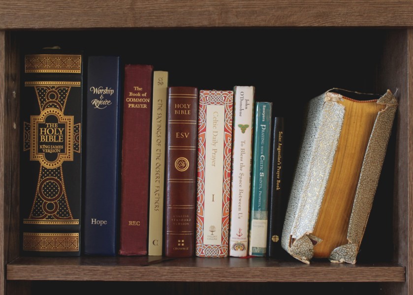 Shelf of Prayerbooks